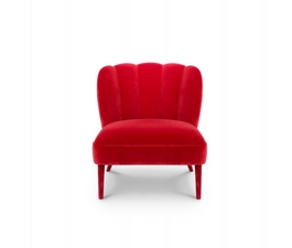 Red is an spiritual, joyfull and exquisite colour: it fit's perfect in velvet chairs like Daylan dining chair.